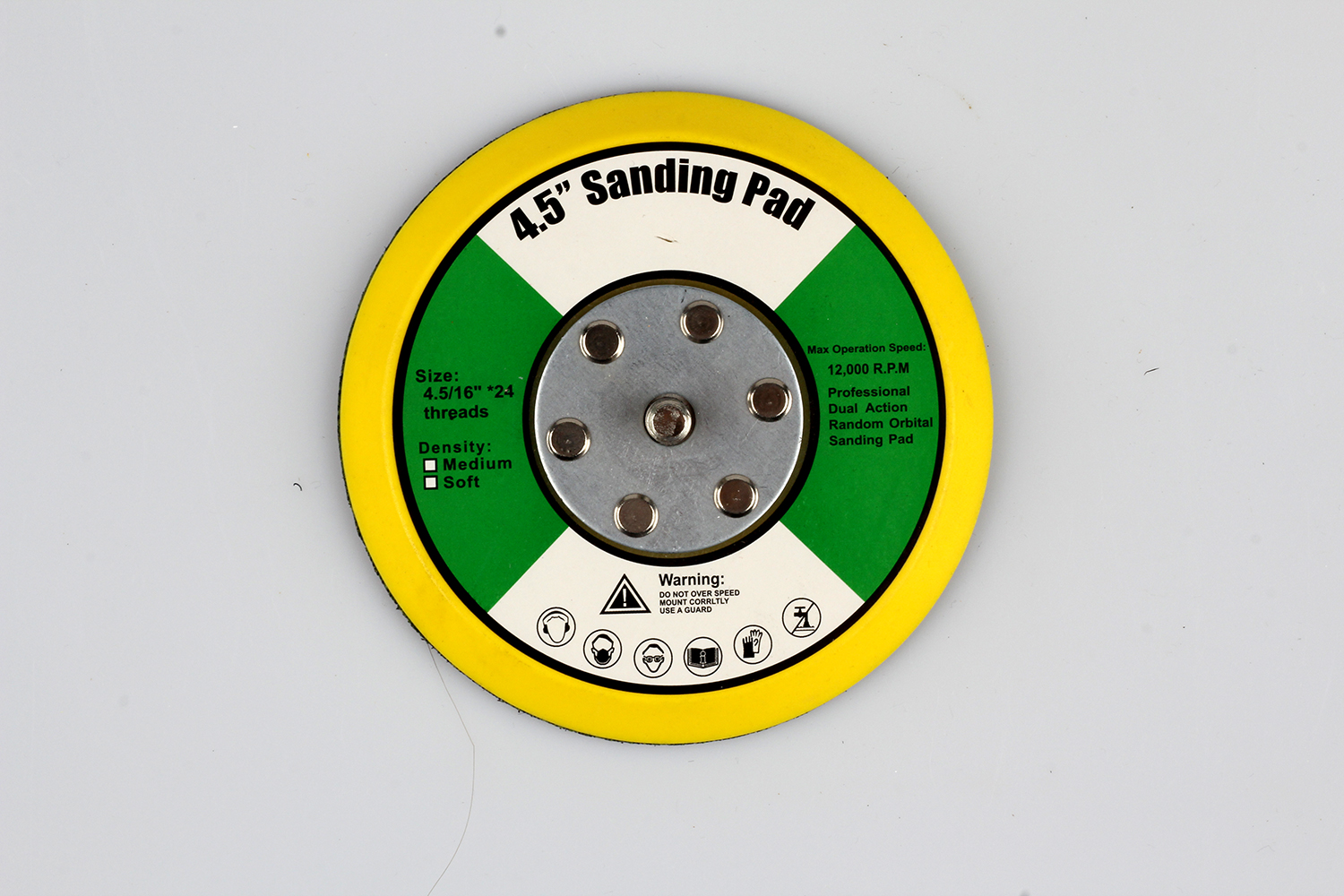 4.5 inch pneumatic sanding pad
